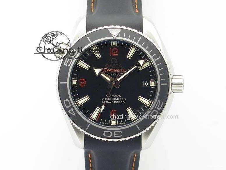 0118 Planet Ocean SS Bp Maker 45mm Black Bezel Orange Numbers On Black Rubber Strap A Popular 8220
